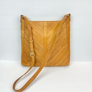 Margot New York Bag Tan Crossbody Bag Vintage